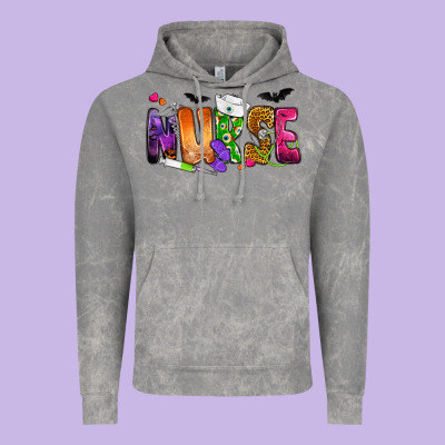 Nurse Halloween Vintage Hoodie Designed By Nancycooperartshop
