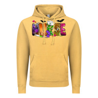 Vintage Mustard Nurse Halloween Vintage Hoodie - NancyCooperArtShop