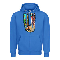 True Royal farm life alphabet lowercase letters u Zipper Hoodie - BundleAndBundleShop