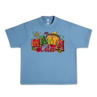 Pebble Blue Mama cita Urban Heavy Tee - NancyCooperArtShop