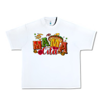 White Mama cita Urban Heavy Tee - NancyCooperArtShop