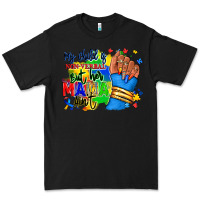 Black my child is non verbal but her mama aint afro hand rana Premium Tee - RanaPortraitStore