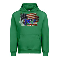 Emerald usa  statue of liberty Urban Hoodie - BarkalooDesign