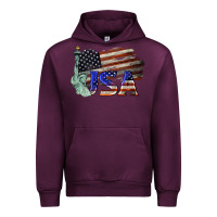 Mauve Wine usa  statue of liberty Urban Hoodie - BarkalooDesign