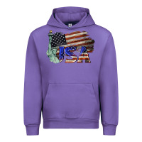 Tulip usa  statue of liberty Urban Hoodie - BarkalooDesign