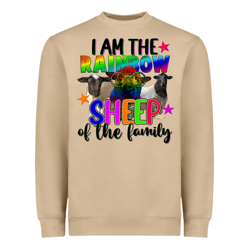 I Am The Rainbow Sheep Of The Family Heavyweight Sweatshirt by FaDigitalArtStudio | Teevron