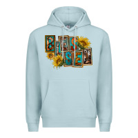 Blue Mist Western Blessed Premium Hoodie - FaDigitalArtStudio