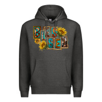Charcoal Heather Western Blessed Premium Hoodie - FaDigitalArtStudio