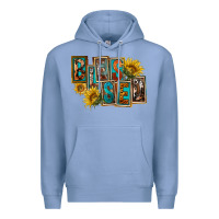 Colony Blue Western Blessed Premium Hoodie - FaDigitalArtStudio