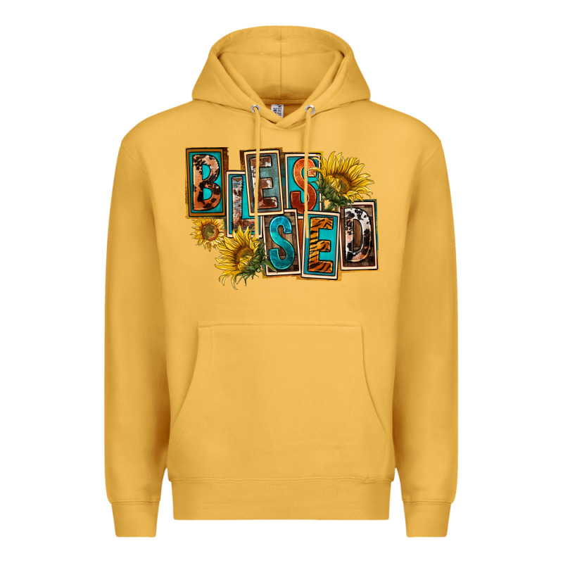 Western Blessed Premium Hoodie by FaDigitalArtStudio | Teevron
