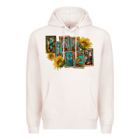 Pale Pink Western Blessed Premium Hoodie - FaDigitalArtStudio