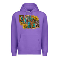 Purple Western Blessed Premium Hoodie - FaDigitalArtStudio