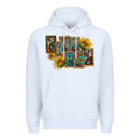 White Western Blessed Premium Hoodie - FaDigitalArtStudio