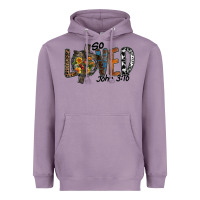 Lavender so loved jhon 3.16 Heavyweight Hoodie - SublimationCraftShop
