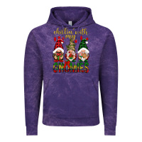 Cloud Purple Chillin' with my gnomes Vintage Hoodie - NancyCooperArtShop