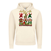 Vintage Artic Chillin' with my gnomes Vintage Hoodie - NancyCooperArtShop