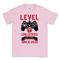 Bubblegum Pink Kids Level 7 Unlocked Awesome Since 2013 Classic Tee - Bettercallsaul