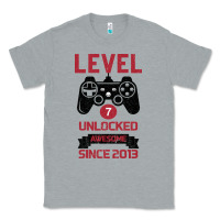 Kids Level 7 Unlocked Awesome Since 2013 Classic Tee | Teevron