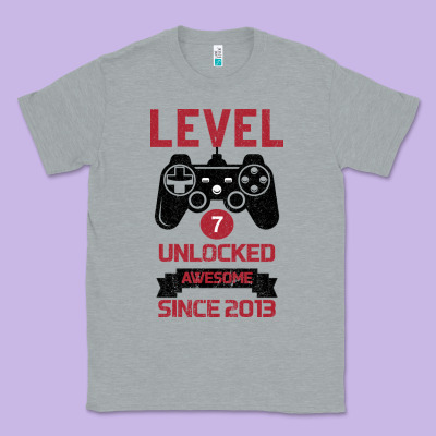 Kids Level 7 Unlocked Awesome Since 2013 Classic Tee Designed By Bettercallsaul