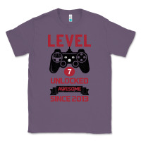 Lavender Kids Level 7 Unlocked Awesome Since 2013 Classic Tee - Bettercallsaul
