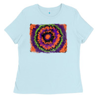 Baby Blue halloween backround Ladies Tee - RanaPortraitStore