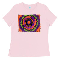 Bubblegum Pink halloween backround Ladies Tee - RanaPortraitStore