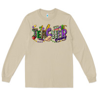 Mushroom teacher mardi gras Long Sleeve Tee - CowGirlArtShop