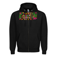 Black hispanic heritage libbey cup Zipper Hoodie - BundleAndBundleShop