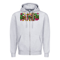 Heather Grey hispanic heritage libbey cup Zipper Hoodie - BundleAndBundleShop