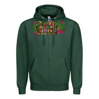 Sports Green hispanic heritage libbey cup Zipper Hoodie - BundleAndBundleShop