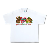 White Peace love tacos Urban Heavy Tee - NancyCooperArtShop