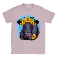 Lilac black angus with sunflower Classic Tee - RanaPortraitStore