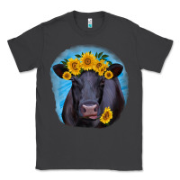 Smoke black angus with sunflower Classic Tee - RanaPortraitStore