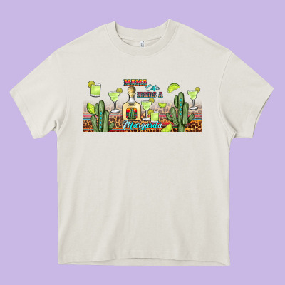 Mama Cita Needs A Margarita Heavy Core Tee Designed By Jahusdesignshop