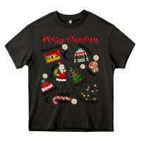 Asphalt Merry Christmas Heavy Core Tee - MaliasSmallBusiness
