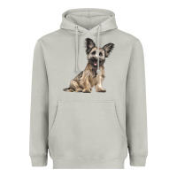 Moon Dust Skye Terrier Dog Illustrations Heavyweight Hoodie - LillyAllenDesigns