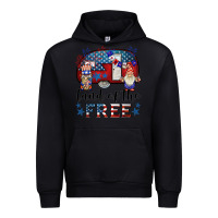 Black land of the free caravan gnomies Urban Hoodie - BarkalooDesign