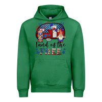 Emerald land of the free caravan gnomies Urban Hoodie - BarkalooDesign