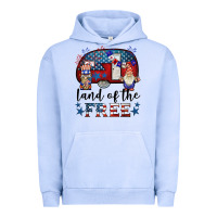 Pigment Grape Ice land of the free caravan gnomies Urban Hoodie - BarkalooDesign