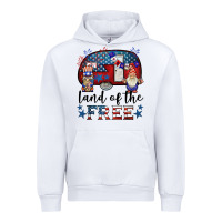 White land of the free caravan gnomies Urban Hoodie - BarkalooDesign
