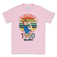 Bubblegum Pink Vintage 1980 Original Parts Women 40th Birthday Classic Tee - Bettercallsaul