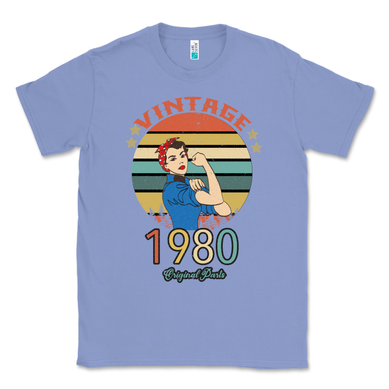 Vintage 1980 Original Parts Women 40th Birthday Classic Tee by Bettercallsaul | Teevron
