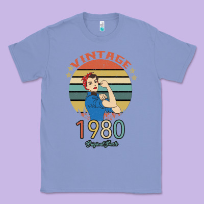 Vintage 1980 Original Parts Women 40th Birthday Classic Tee Designed By Bettercallsaul