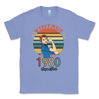 Colony Blue Vintage 1980 Original Parts Women 40th Birthday Classic Tee - Bettercallsaul