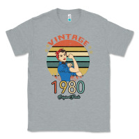 Heather Grey Vintage 1980 Original Parts Women 40th Birthday Classic Tee - Bettercallsaul