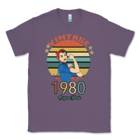 Lavender Vintage 1980 Original Parts Women 40th Birthday Classic Tee - Bettercallsaul