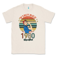 Natural Vintage 1980 Original Parts Women 40th Birthday Classic Tee - Bettercallsaul