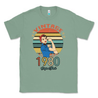 Sage Vintage 1980 Original Parts Women 40th Birthday Classic Tee - Bettercallsaul