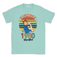 Seafoam Vintage 1980 Original Parts Women 40th Birthday Classic Tee - Bettercallsaul