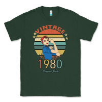 Sports Green Vintage 1980 Original Parts Women 40th Birthday Classic Tee - Bettercallsaul
